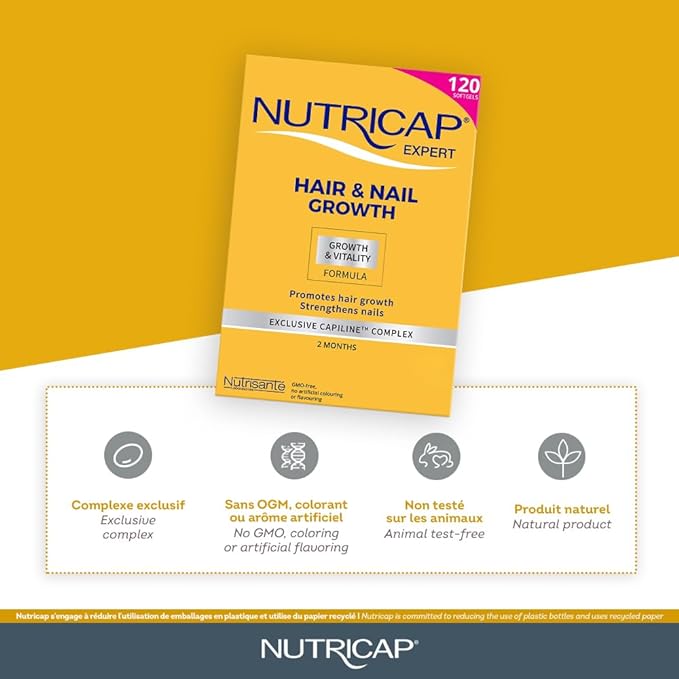 Nutricap Hair & Nail Growth - 180 softgels