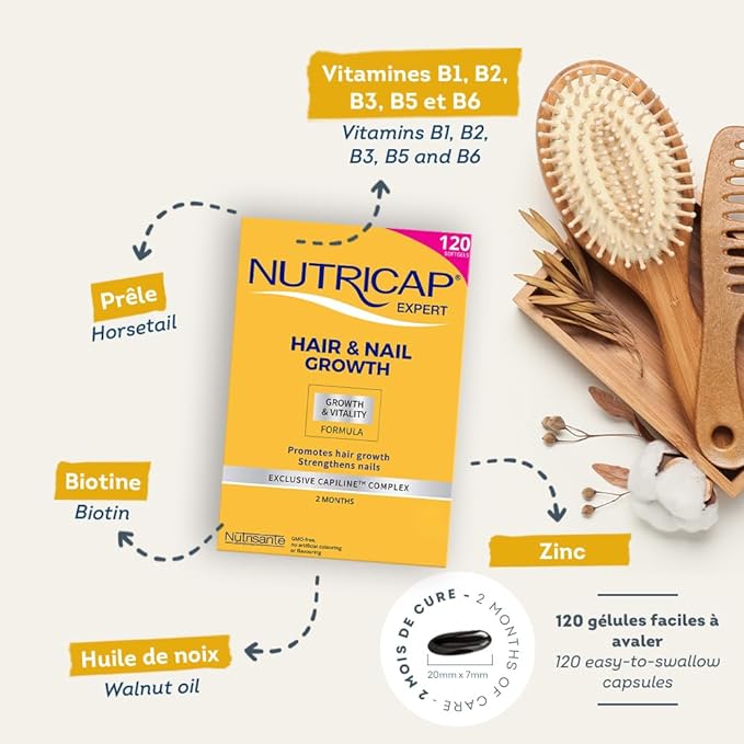 Nutricap Hair & Nail Growth - 180 softgels